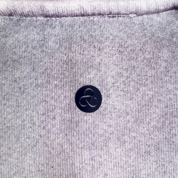 Zella Jamie Space Dye Crew Neck Long Sleeve Sweatshirt in Purple XS & S - Picture 6 of 11